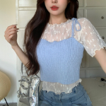 Knit Layered Bustier