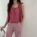 Candypangpang Summer Frill Mini Tank Top_Peachkong