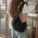 Сумка Lovemin Dot String Shirring Bag — романтичный акцент для повседневного образа