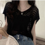 Mesh Knit Layered Vest