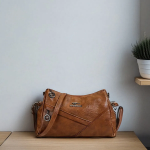 Женская casual винтажная кожаная металлическая кроссбоди сумка — стиль и практичность в одном аксессуаре