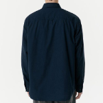 Relaxed Washed Poplin Shirt (Navy)