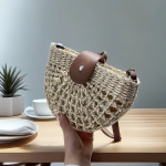 Женская соломенная сумка Straw — идеальный выбор для лета и пляжного отдыха