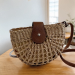 Женская соломенная сумка Straw — идеальный выбор для лета и пляжного отдыха