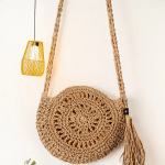 Женская вязаная сумка Bohemian Crochet — натуральный стиль и уютная эстетика