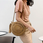 Женская вязаная сумка Bohemian Crochet — натуральный стиль и уютная эстетика