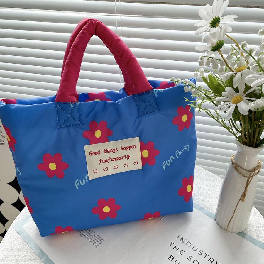 Cute Puffy Flower Tote — универсальная сумка для прогулок и повседневных дел