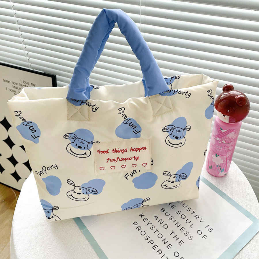 Cute Puffy Flower Tote — универсальная сумка для прогулок и повседневных дел