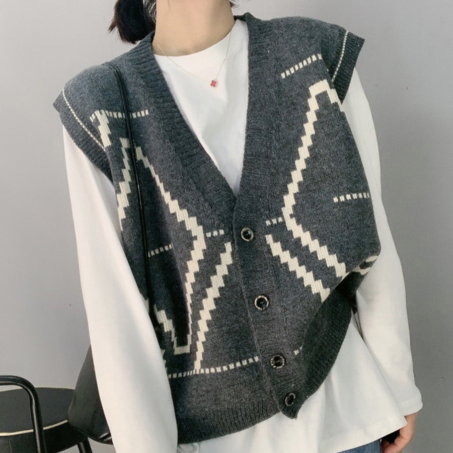 LK-B032 Knit Vest