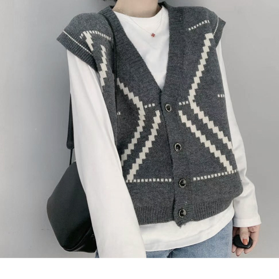 LK-B032 Knit Vest