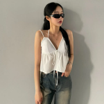 Halter Two-Strap Blouse