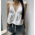 Halter Two-Strap Blouse