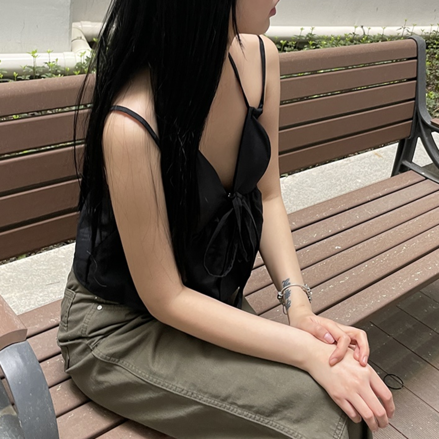 Halter Two-Strap Blouse