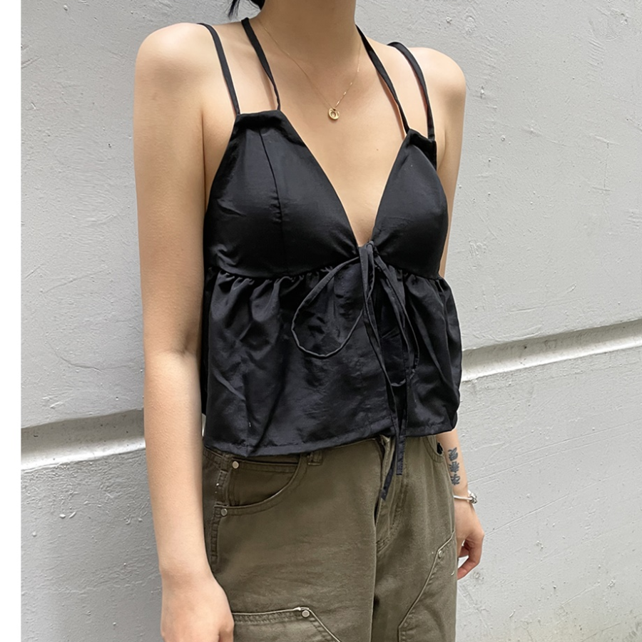Halter Two-Strap Blouse