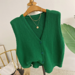 Telliro Soft Button Knit Vest