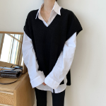 Oversized Knit Vest