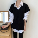 Oversized Knit Vest