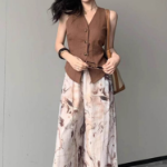 Summer V-Neck Sleeveless Suit Vest