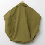 Oversized Collar Button Vest