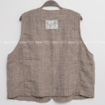 Blank Check Linen Vest