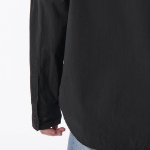 Relaxed Soft Poplin Shirt (Warm Ash Grey)