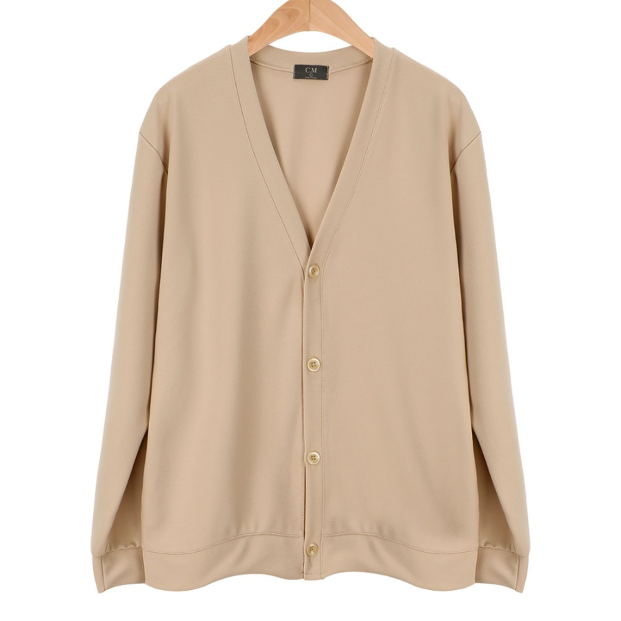 Men's Knit Cardigan Wrinkle-Free Long Sleeve Fall Outer