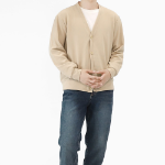 Men's Knit Cardigan Wrinkle-Free Long Sleeve Fall Outer