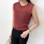 Brick Mesh Knit Vest