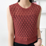 Brick Mesh Knit Vest