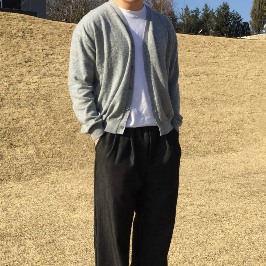 Basic Cashmere Couple Knit Cardigan