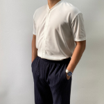 Semi-Muscle Fit Summer Short Sleeve Cardigan