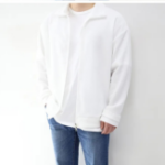 Oversized Two-Way Collar Knit Zip-Up Cardigan