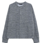 Washer-Friendly Ribbed Knit Crop Cardigan