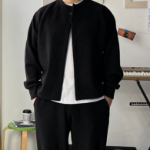 Washer-Friendly Ribbed Knit Crop Cardigan