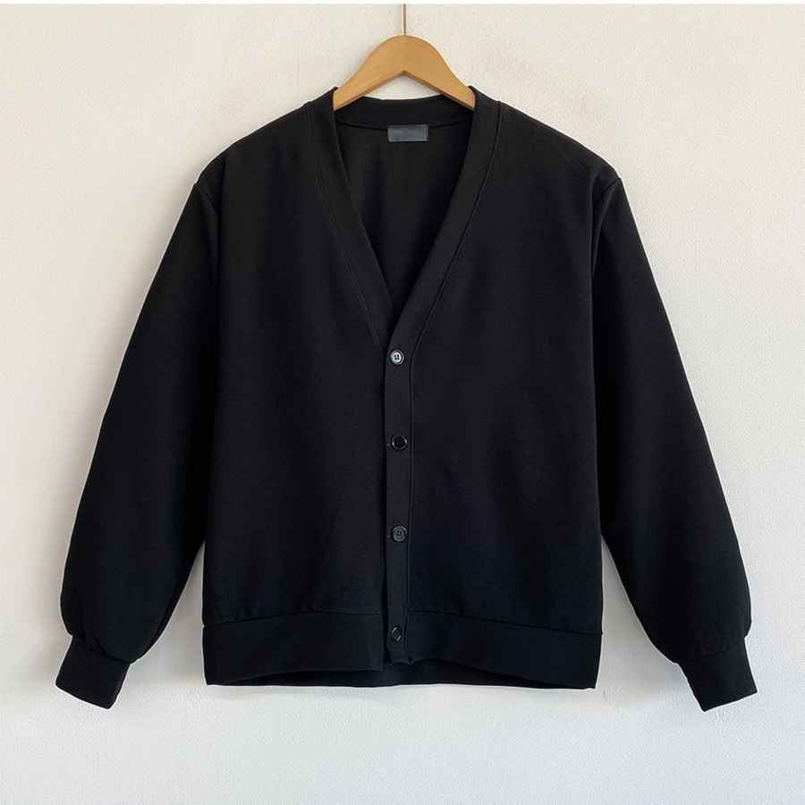 V-Neck Oversized Plain Cardigan (Mid-Season Bestseller)