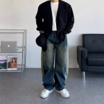 V-Neck Oversized Plain Cardigan (Mid-Season Bestseller)