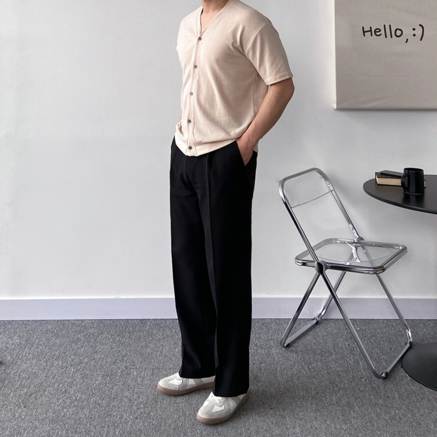 Muscle Fit Short-Sleeve Cardigan