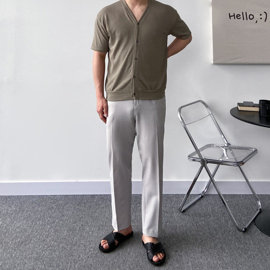 Muscle Fit Short-Sleeve Cardigan