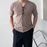 Свободный размер-Коричневый-Кардиганы