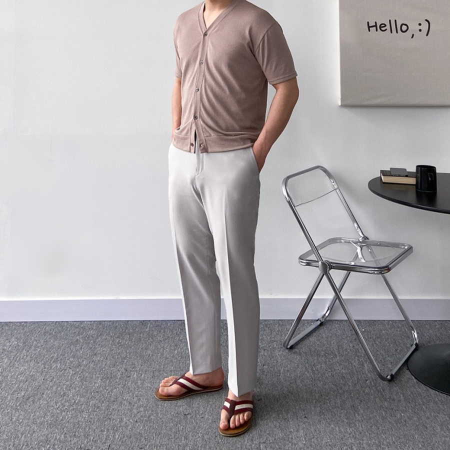 Muscle Fit Short-Sleeve Cardigan