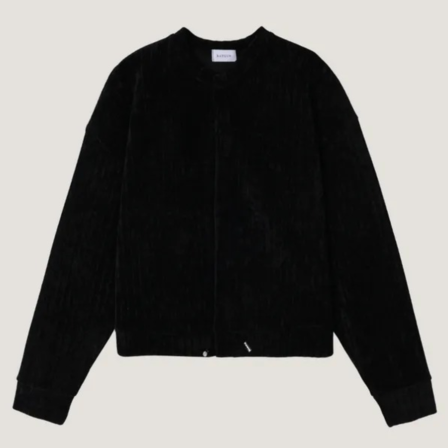 Lou Velour Crop String Cardigan
