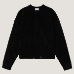 Lou Velour Crop String Cardigan