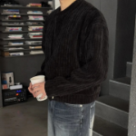 Lou Velour Crop String Cardigan