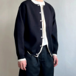 Premium Cotton Double Layered Knit Cardigan