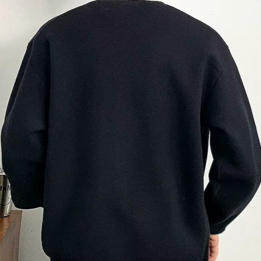 Premium Cotton Double Layered Knit Cardigan