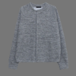 Свободный размер-Серый-Кардиганы