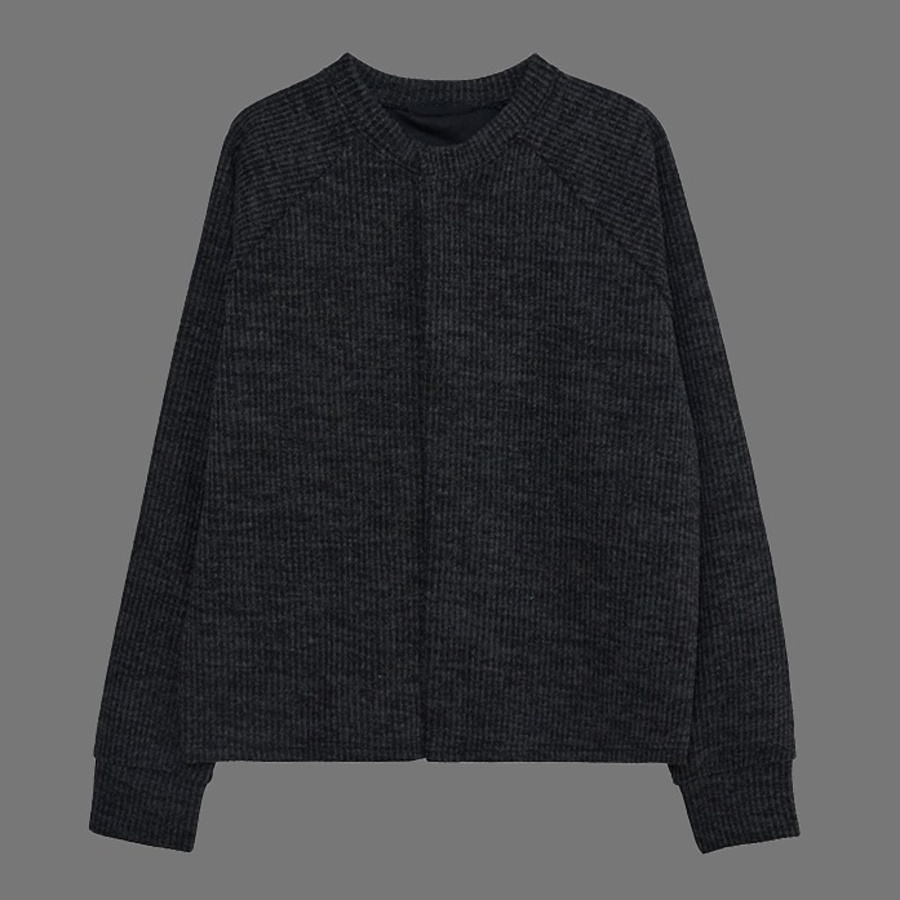 Drop Shoulder Oversized Minimal Cardigan