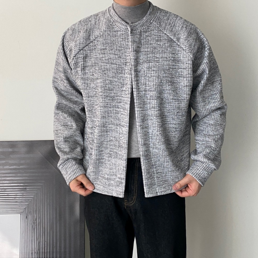 Drop Shoulder Oversized Minimal Cardigan