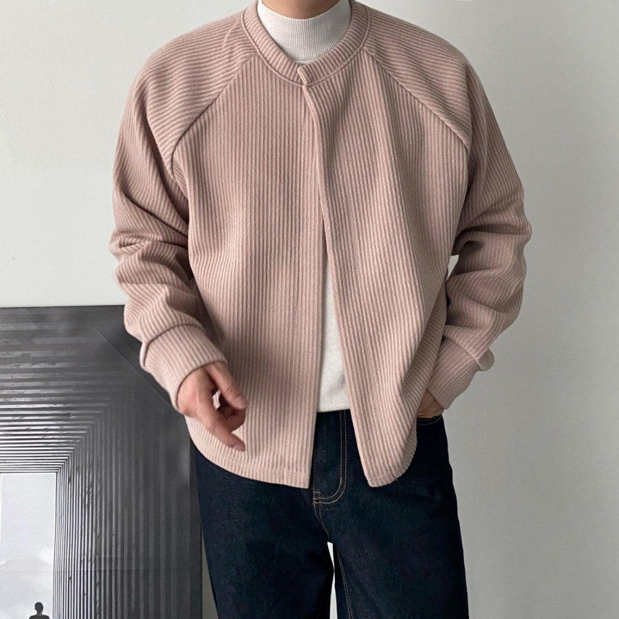 Drop Shoulder Oversized Minimal Cardigan