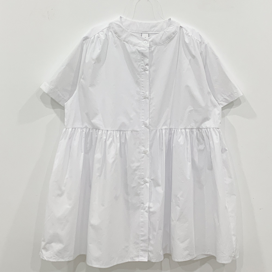 Мини-платье с эффектом многослойности и съёмной блузкой